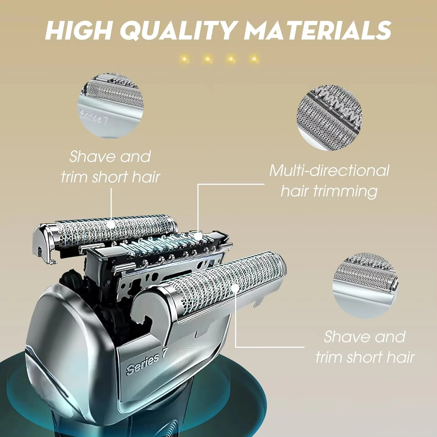Series 7 70S Replacement Foil Head For  Electric Shaver 790cc 760cc 750cc 720 799 797 730 Razor image 4