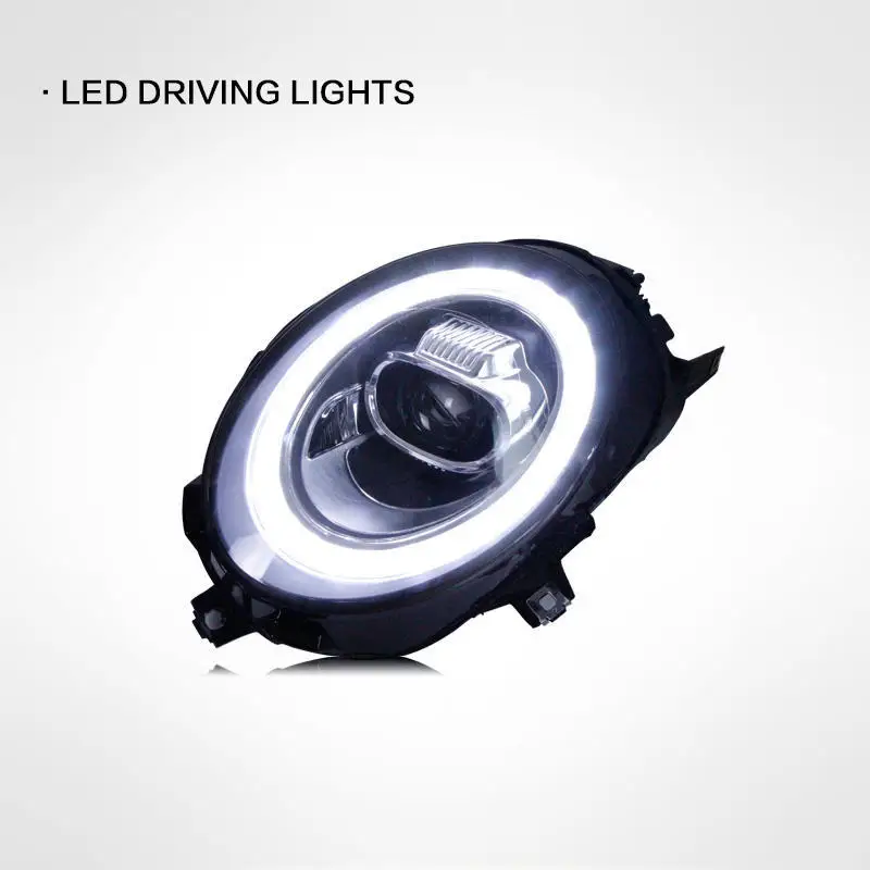For 2014-2020 BMW Mini Cooper F56 F55 F57 LED Headlights Front Lamp DRL Assembly 6000K Color Temperature Plug Play Accessories