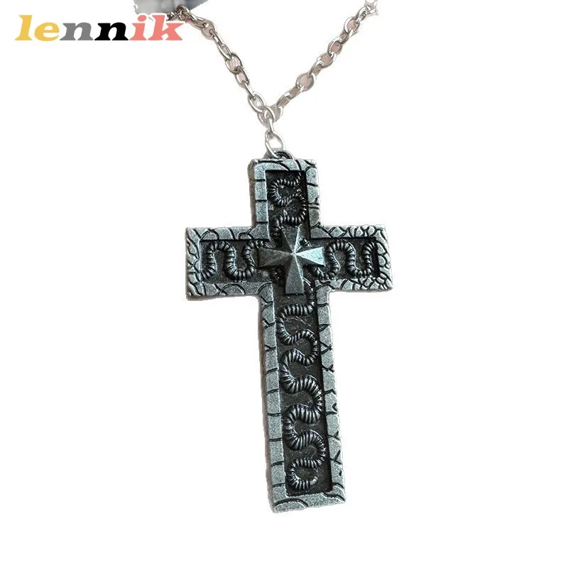 قلادة صليب فضية فنية حديثة، قلادة أنيقة من الفضة الإسترليني عيار 925، مجوهرات دينية بسيطة للنساء والرجال، فكرة هدية