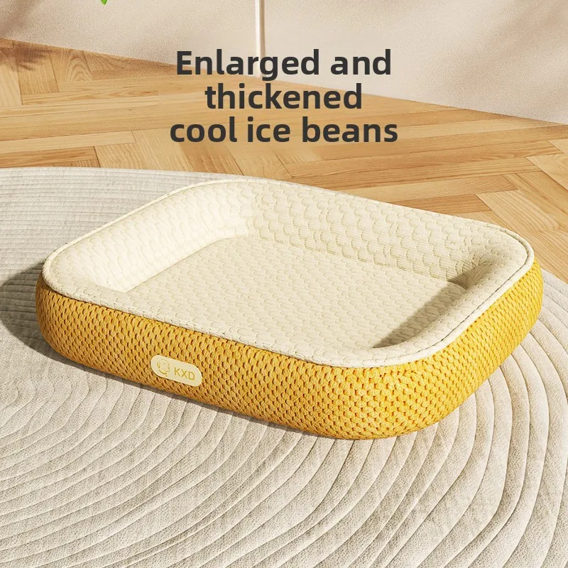 

Summer cool bed pet mat, car pet bed, anti slip cat bed, suitable for small and medium-sized dogs all year round