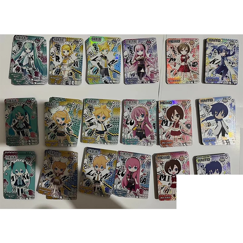 Kayou QR Card 1~18 Series Hatsune Miku Ia Kagamine Rin Kagamine Len Rare Collection Card Christmas Birthday Gift Game Toys