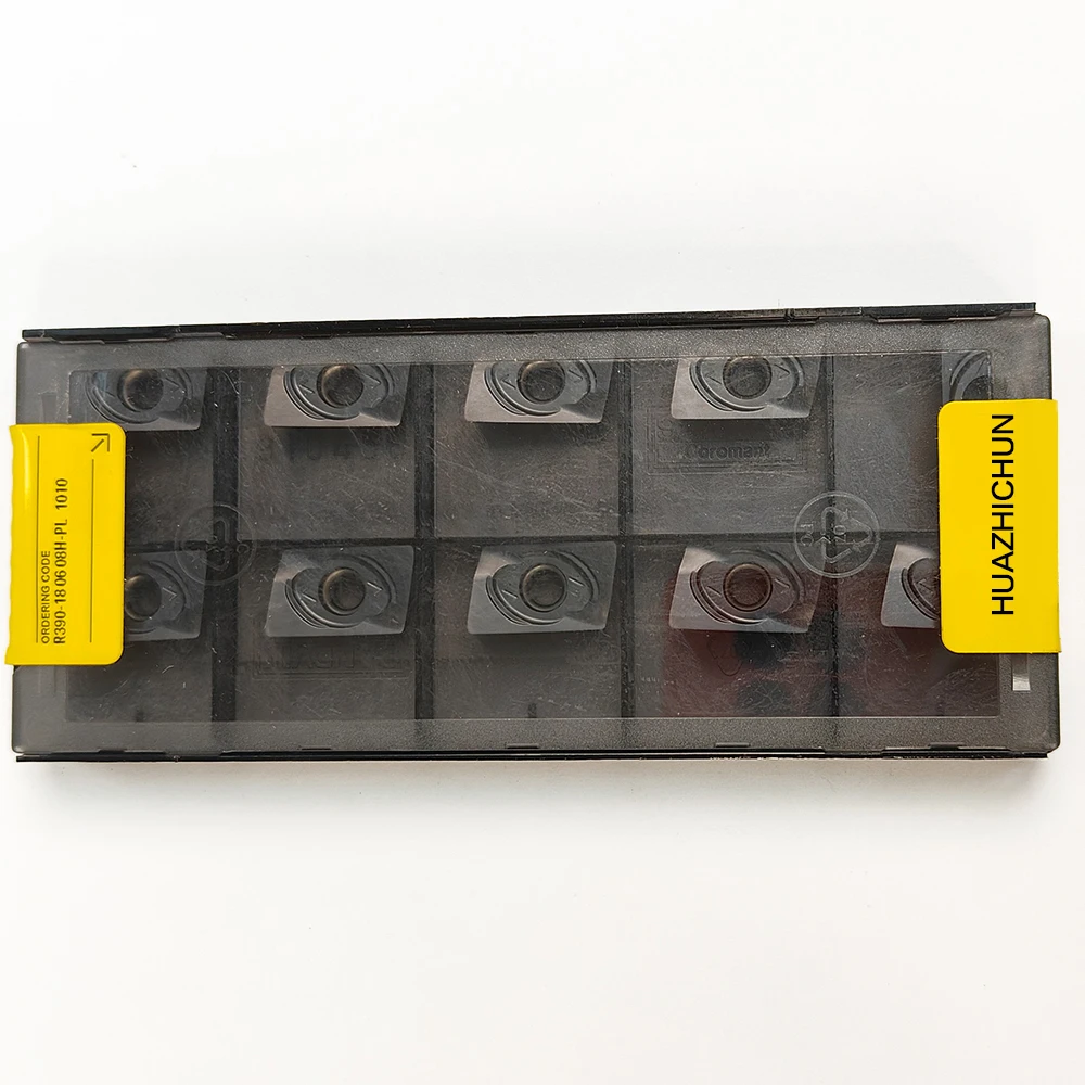 

HUAZHICHUN R390-1806 08H-PL 1010 Carbide Inserts Milling Cutter Tool