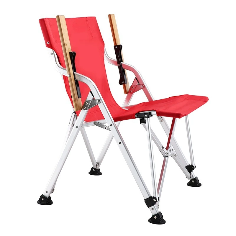 

Outdoor, portable, red, aluminum alloy, deck chair, beach