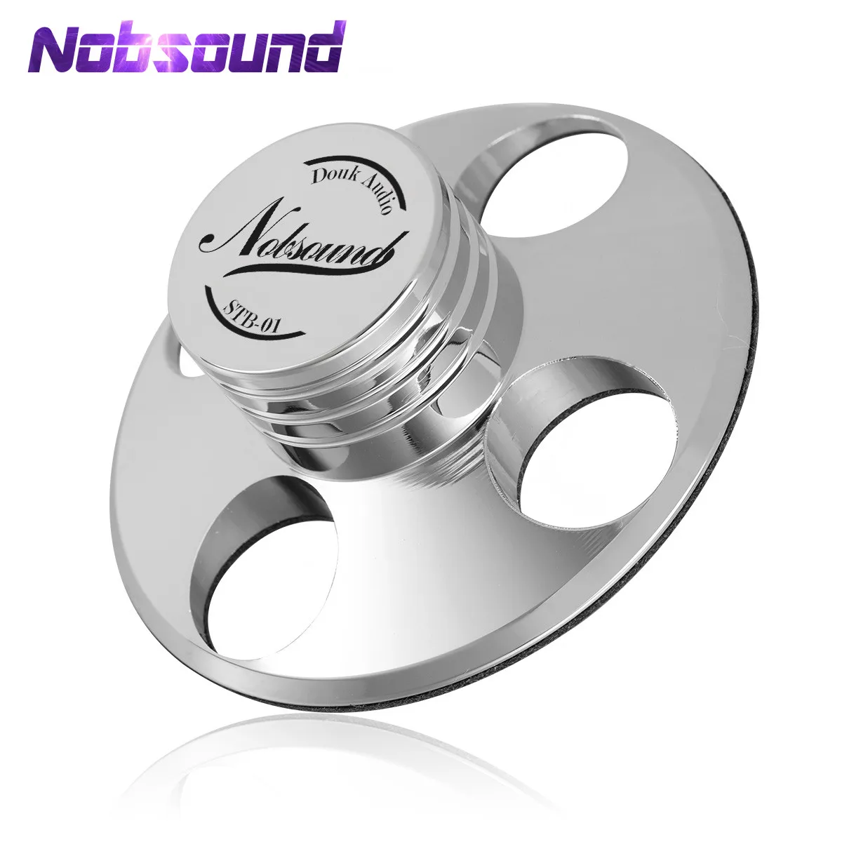 Nobsound Hi-End Hi-Fi Records LP Disc Stabilizer Turntables Vinyl Clamp Anti-skid Pure Copper Gold /Zinc alloy Silver