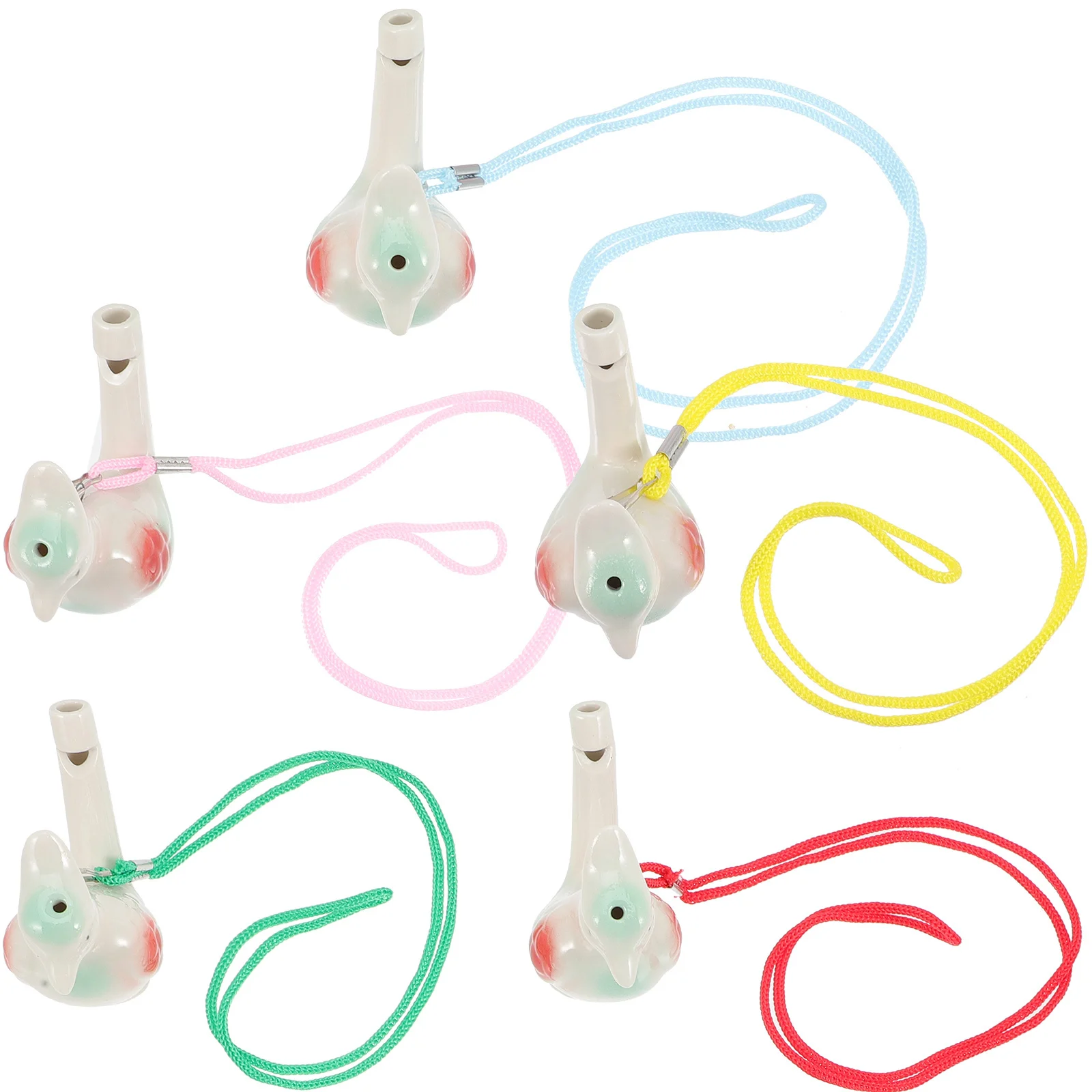 

5Pcs Warbling Bird Whistles Ceramic Water Operated Musical Instruments for Kids Fun Play Puzzle Game Birthday Gift