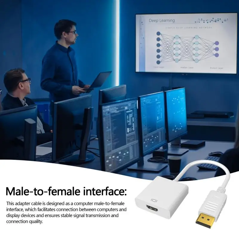 Displayport To Hd Cable 1080P Displayport To Hd Cable Display To Hd Adapter Displayport To Hd Monitor Cord Display To Hd