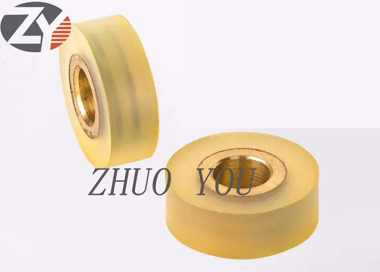 Huali Edge Banding Machine Anti-collision Crown Wheel Copper Core Crown Wheel Anti-collision Wheel Woodworking Accessories