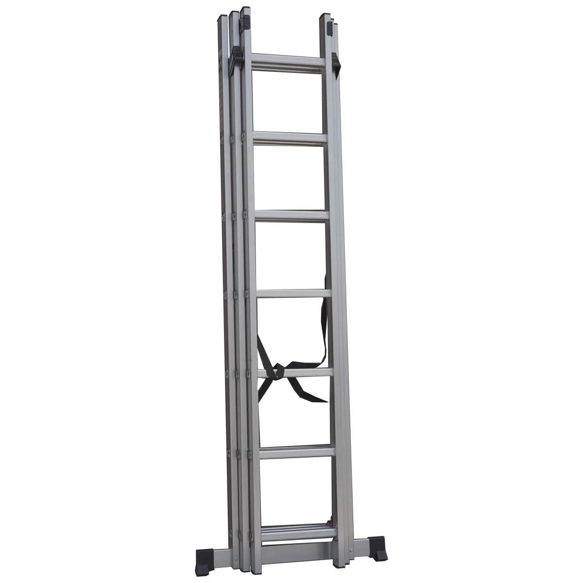 

Extension Ladders Triple 3*9 Steps 330lb Heavy Load Capacity Aluminium Silver Aluminum Industrial Industry Workshop MAIDENG
