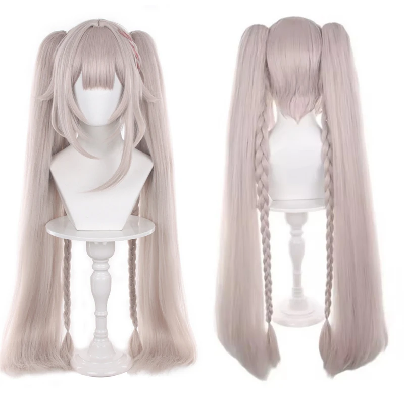 perruque-de-cosplay-anime-hsr-sparkle-avec-double-queue-de-cheval-90-cm-de-long-gris-rose-resistante-a-la-chaleur-synthetique-pour-halloween-et-carnaval