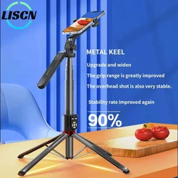 LISCN P320/P325 Selfie Stick Four Legs Holder 2.2m Retractable Aluminum Alloy Handheld Stabilizer Bracket with Remote Control