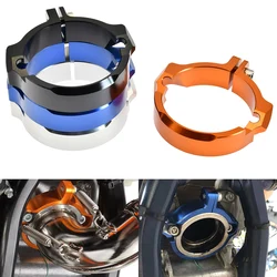 Motorcycle CNC Exhaust Tip Muffler Pipe Clamp Flanges Protector Cover For KTM XC XCW SX 250 300 XC-W Six Days TPI 2017-2022