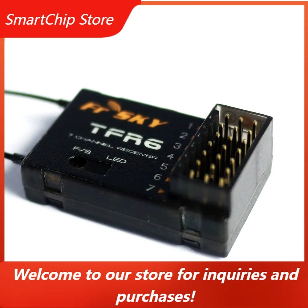 SmartChipTFR6 Receiver FASST Compatible For FrSky Futaba Remote Control