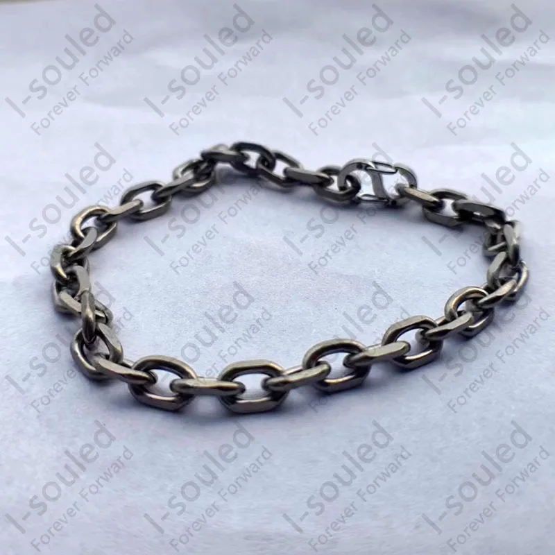 5.2 MM Women's Chunky Cable Bracelet 100% Pure Titanium Never Rust