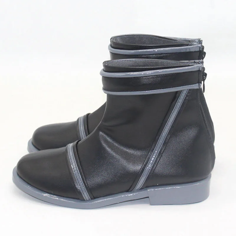 Gachiakuta Tamsy Caines Cosplay chaussures bottes Anime noir en cuir PU chaussures à fond plat Halloween carnaval fête accessoire pour femmes hommes