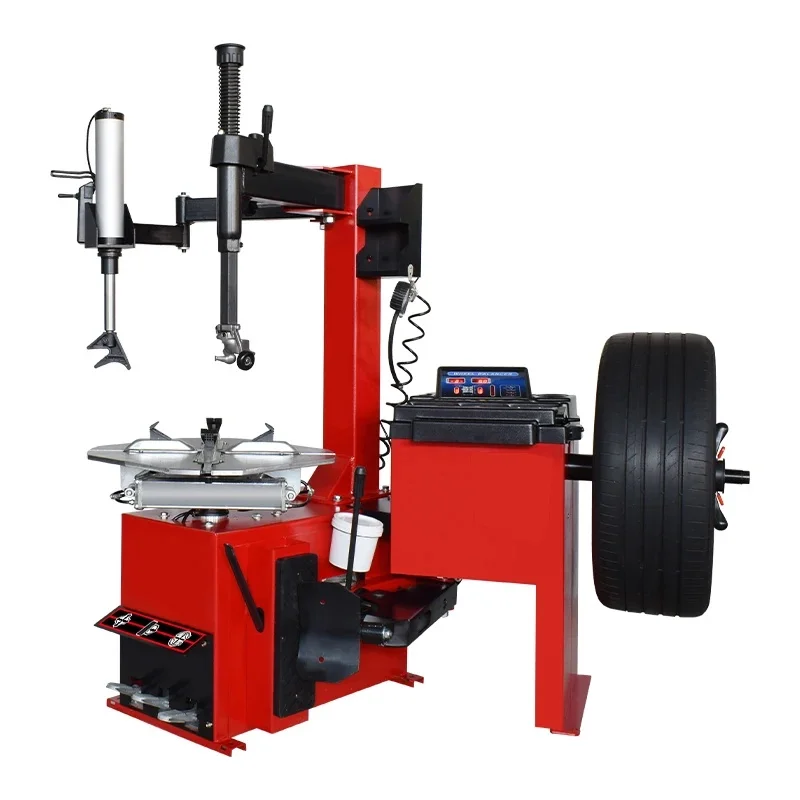 Large tire raking machine/changer/vertical/horizontal vacuum tyre raking machine/hydraulic tyre raking/large truck/bus tires