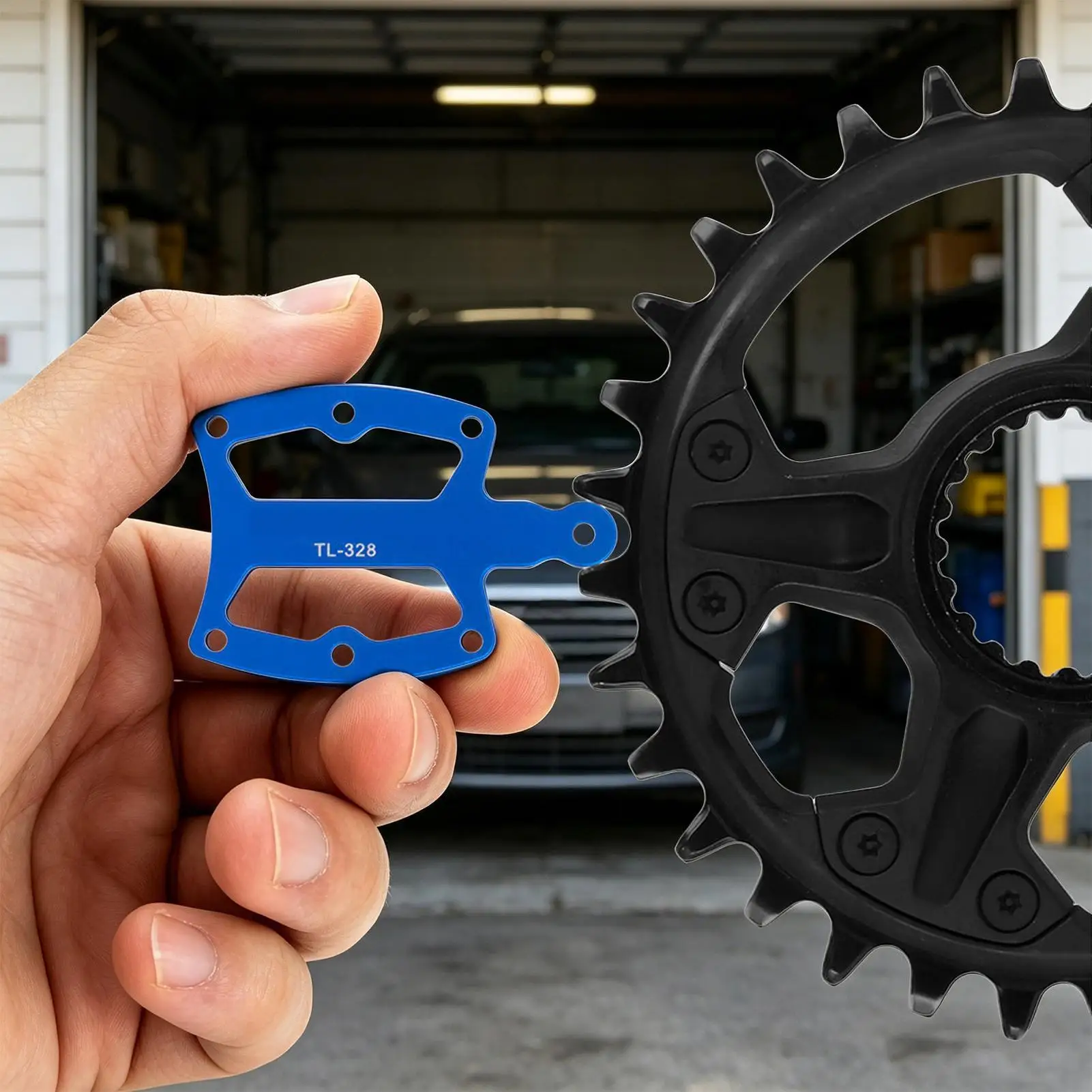Indicateur d'usure de chaîne de vélo, outil de mesure en métal durable, accessoire de vérification de la taille précise pour l'inspection quotidienne du vélo