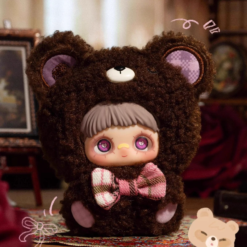 دمية MayMei May I Love You الأصلية صندوق أعمى غامض من القطيفة مع دفء قلب وشفاء هدايا اعتراف الحب #4