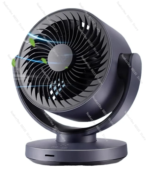 

Table Fan Air Circulation Fan Home Student Desk Office Desktop Small Remote Control Turbine Convection Fan