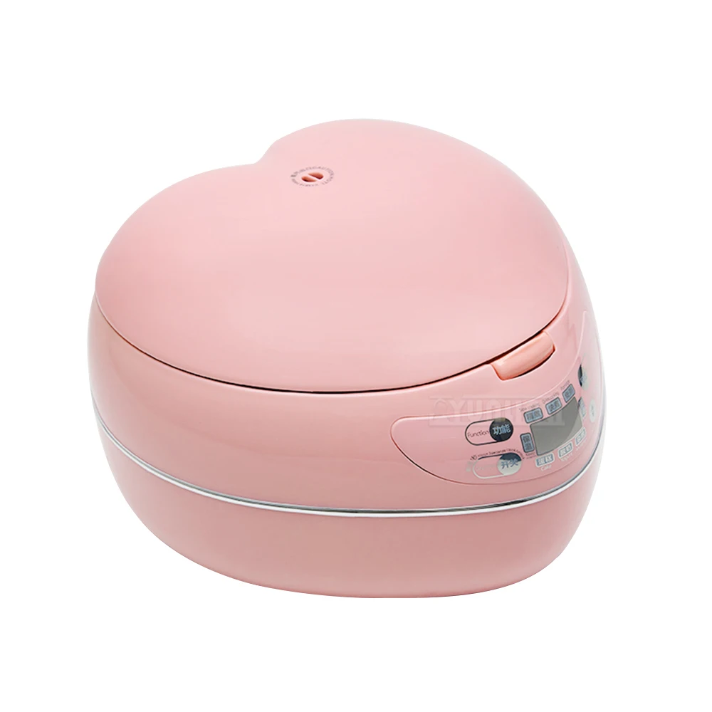 1, 8L pengukus penanak nasi rumah tangga 220V Multi Cooker multifungsi penanak nasi dapur pengukus memasak nasi 1-3 orang