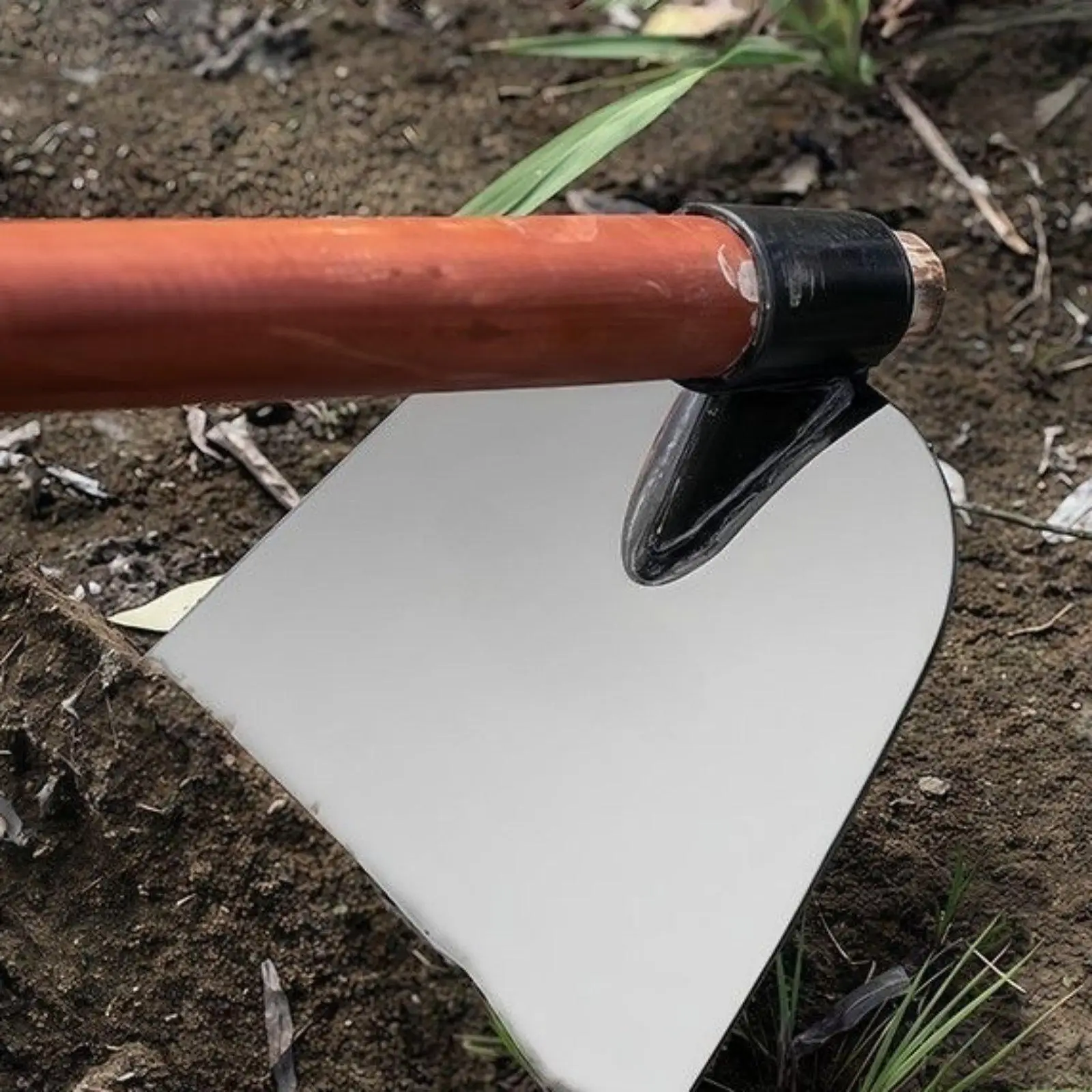 Outdoor Gardening Tool Iron Garden Hoe Head Weed Remover for Backyard Planting and Soil Cultivation