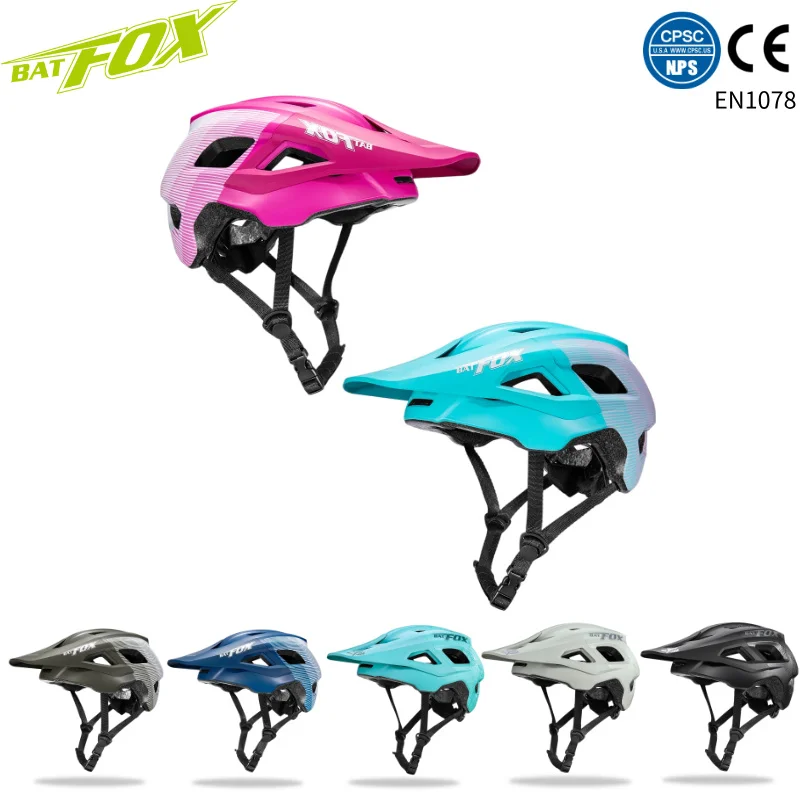 

BATFOX Helmets Youth Cycling Bicycle Helmet casco para mtb Cross country Mountain Bike Racing Mainframe Cycling Helmets