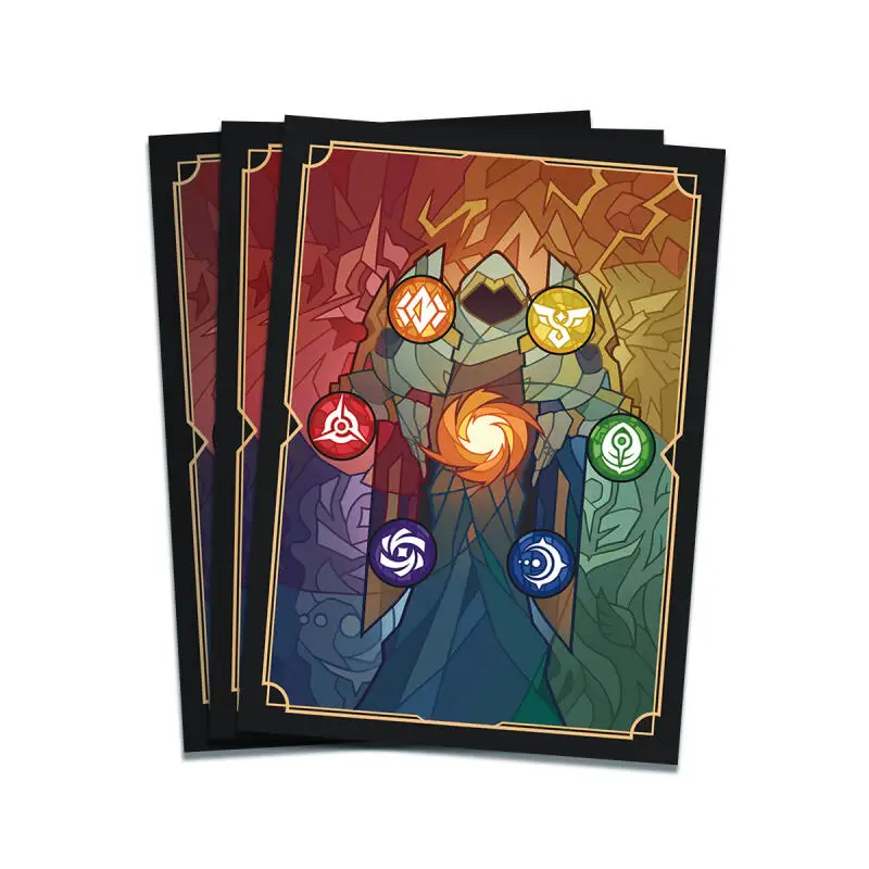 48 stks/set Runen Battlefield Dochter van de Leegte Kai'Sa Kaart Mouw PTCG Anime Game Collection Card Beschermhoes Speelgoed 66*92mm