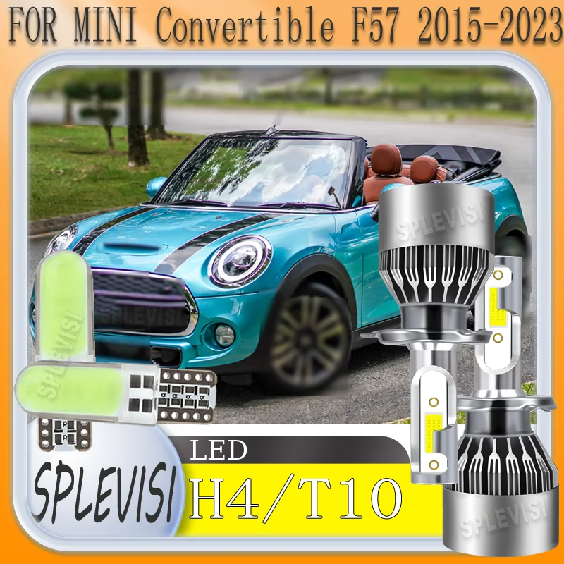 

durable Tool-Less Installation Instant-On Illumination H4 LED headlight For MINI Convertible F57 2015 2016 2017 2018 2019-2023