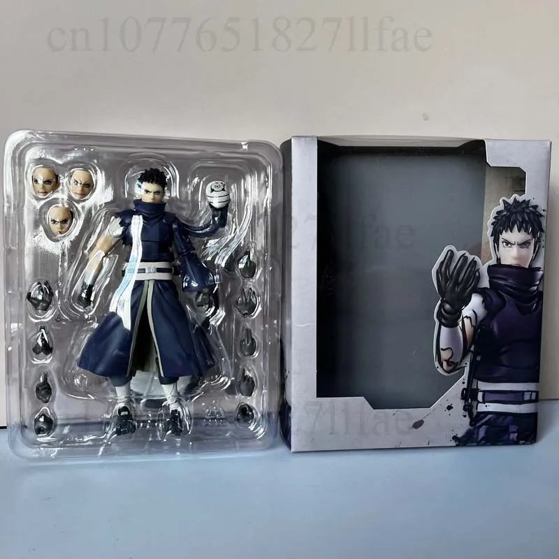 SHFiguarts SHF Anime Figure Naruto Uchiha Obito Shippuden Finished Action Figure Model Toys Joint Movable Doll Christmas Gift