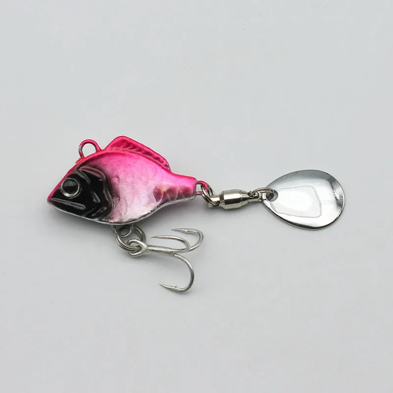 1 Stück 5~15g VIB Angelköder mit Schwanzspinner, Crankbait, Angel-Löffelköder, Klingenköder, sinkender Köder, Bass-Angeljigs, Angelköder – Detail 6