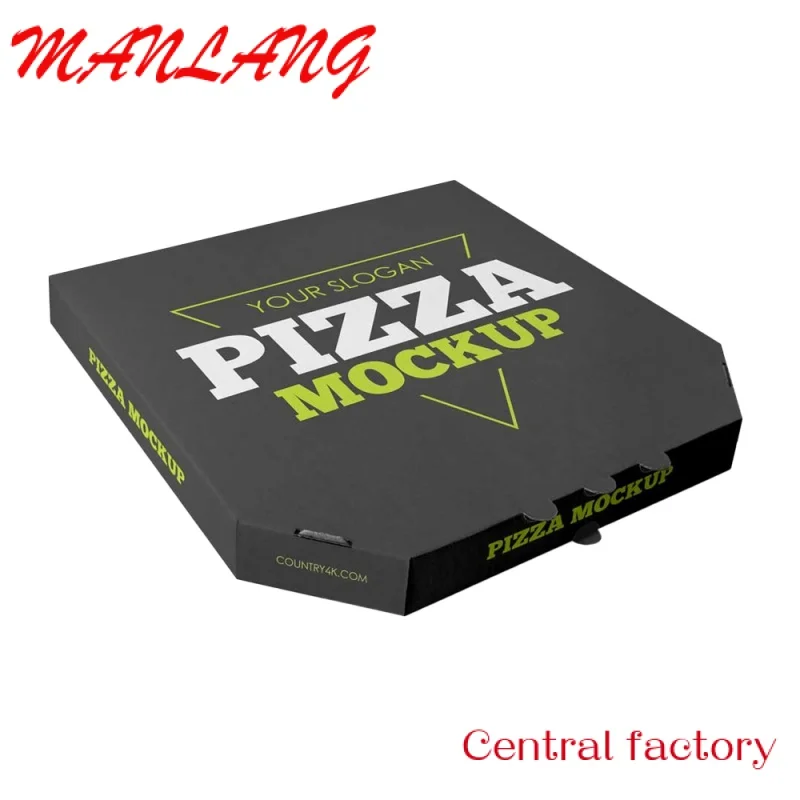 Cajas de cartón para Pizza con diseño de impresión personalizado, venta al por mayor, cajas de papel de calidad Premium de Turquía