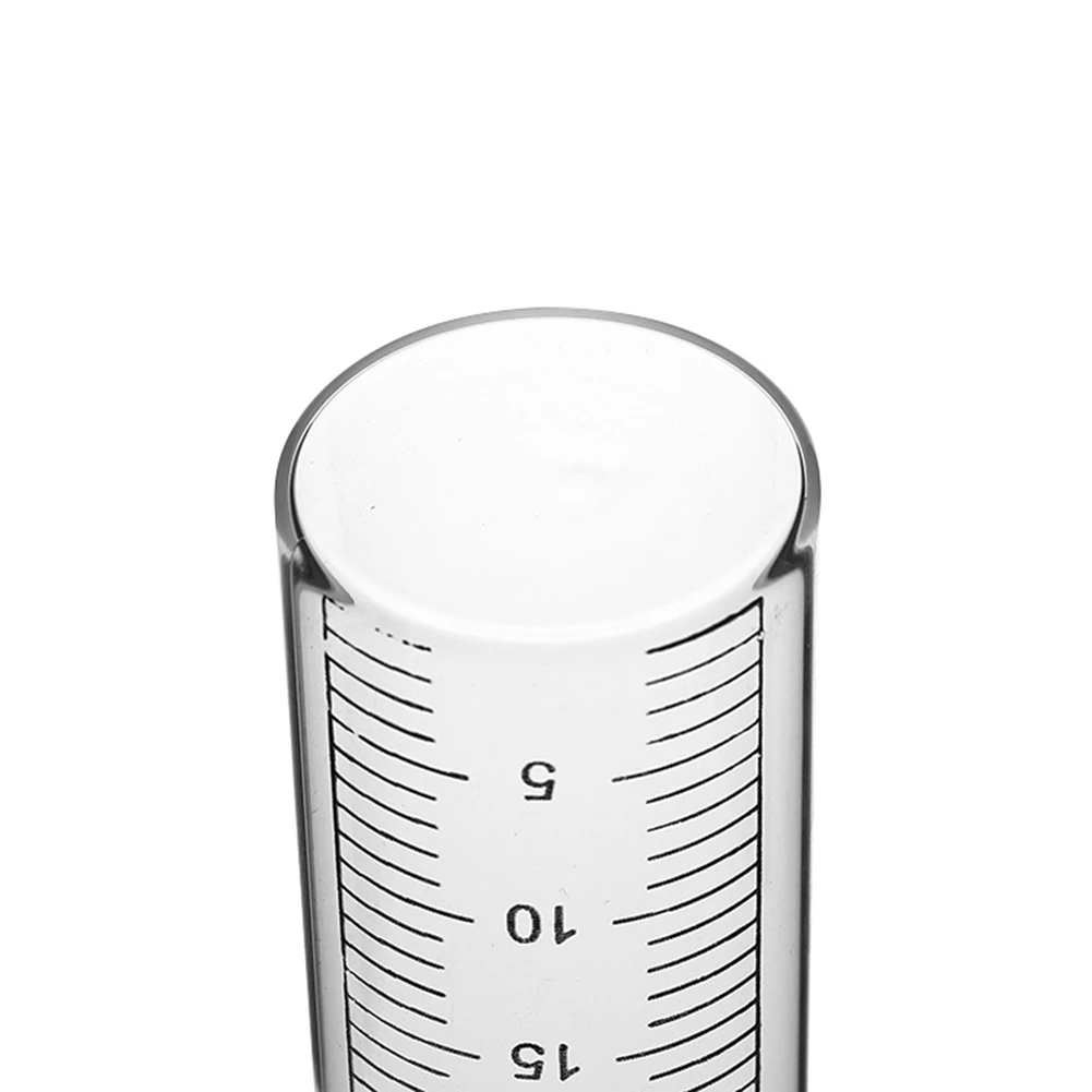 For Outdoor Conditions Glass Rain Gauge Measuring Cylinder Garden Decor Weatherproof Glass For Garden Flashlight Rain Gauge