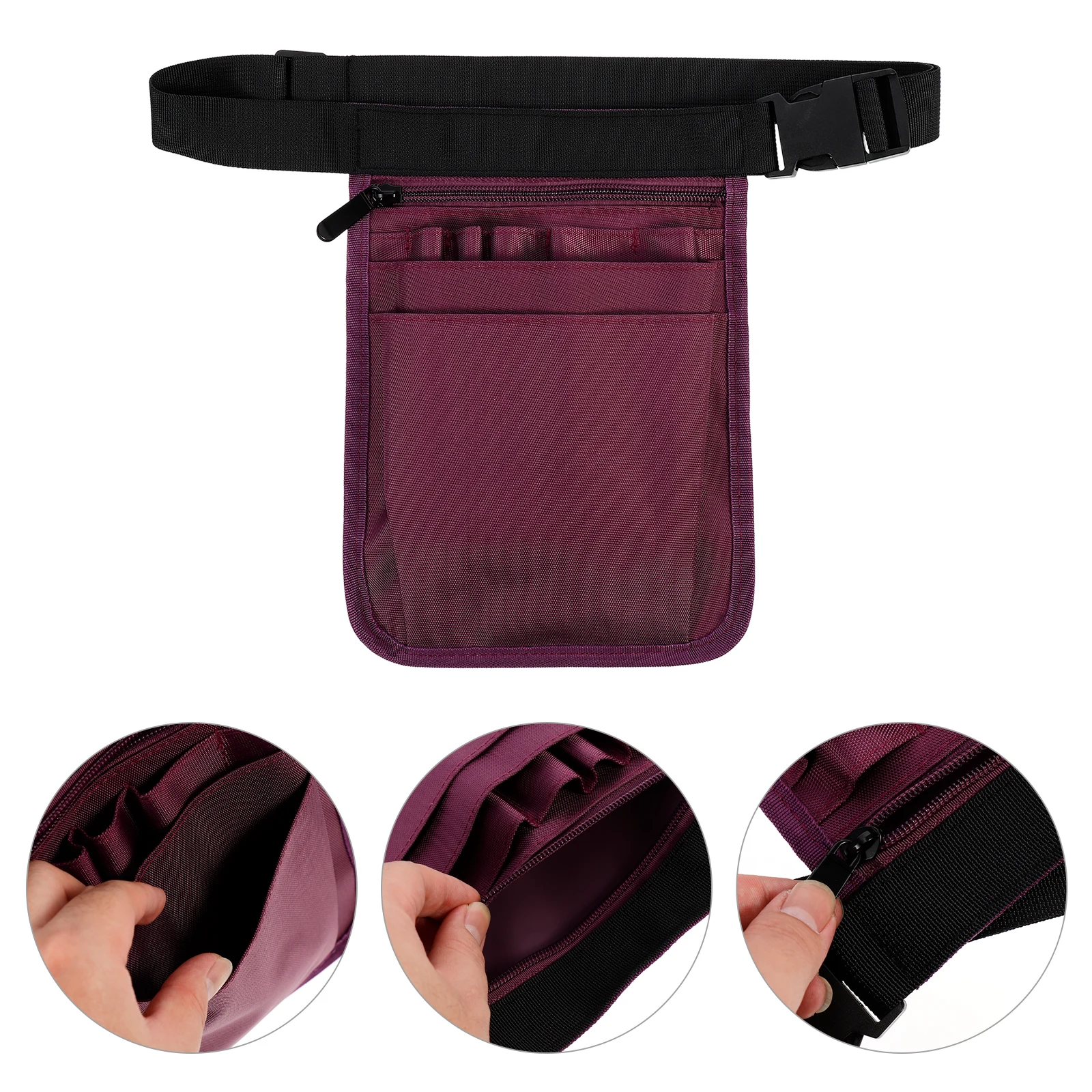 

Hair Tool Belt Waist Pouch Scissors Bag 900D Nylon Large Capacity Adjustable Storage For Hairdressing Barber Accessories