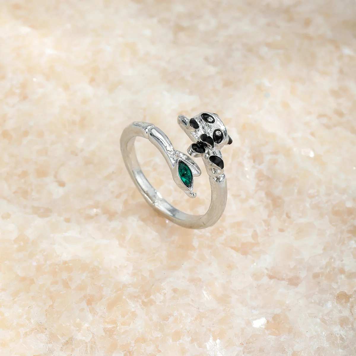 A Fashionable and Creative New Cute Panda Open Ring