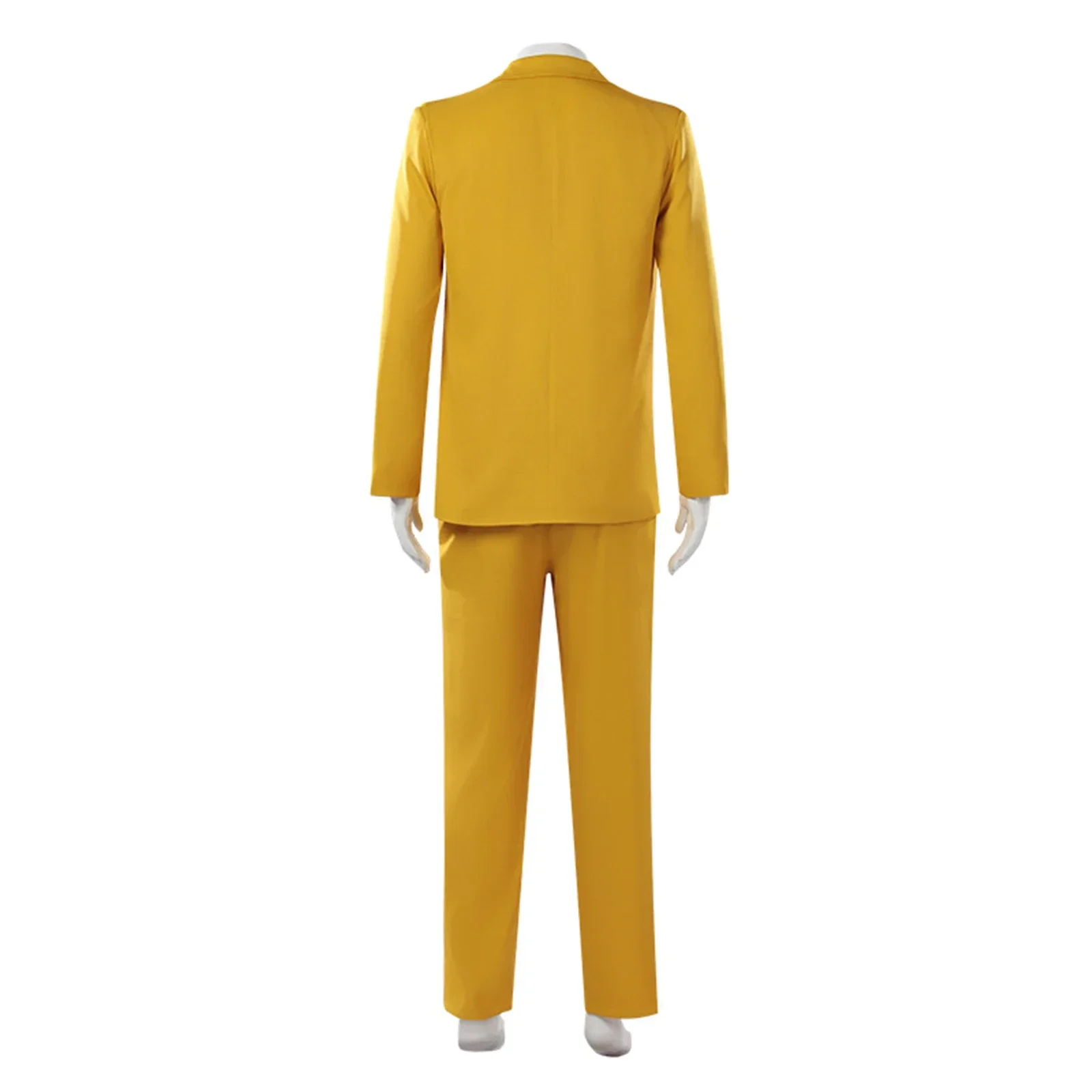 Movie BOB Cosplay Costume Adult Unisex Yellow Coat Pants Uniform Suit Halloween Outfit Carnival Party Performance