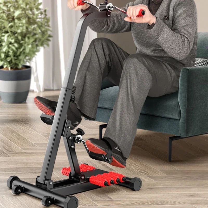 Home Exercise Bicycle, Rehabilitation Training Bike, Hand and Foot Pedal Exerciser, Strength Training for Seniors and Disabled.