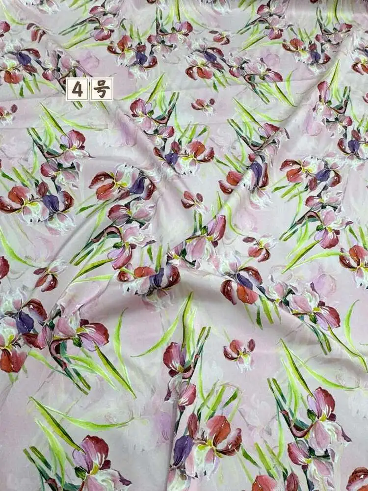 Nuovo 19momme Stretch Seta Crepe De Chine Tessuto Baco Da Seta Filamento Opaco Abito Estivo Camicia Abbigliamento