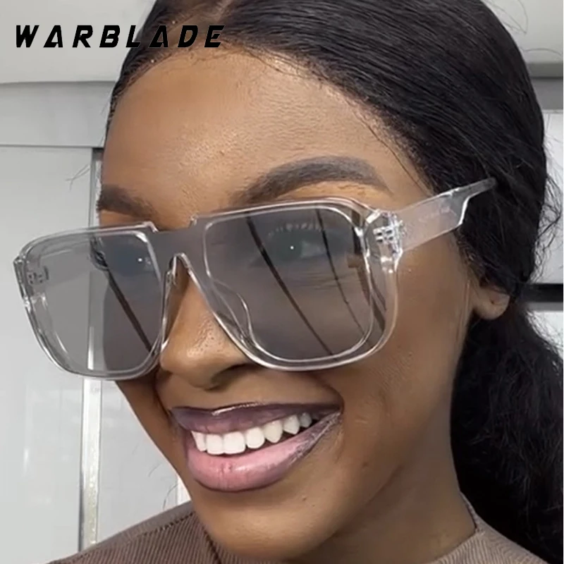 

Luxury Brand Design One-piece Square Sunglasses Women Men Fashion Designer Shades Outdoor Summer Traveling Eyeglasses UV400 Очки