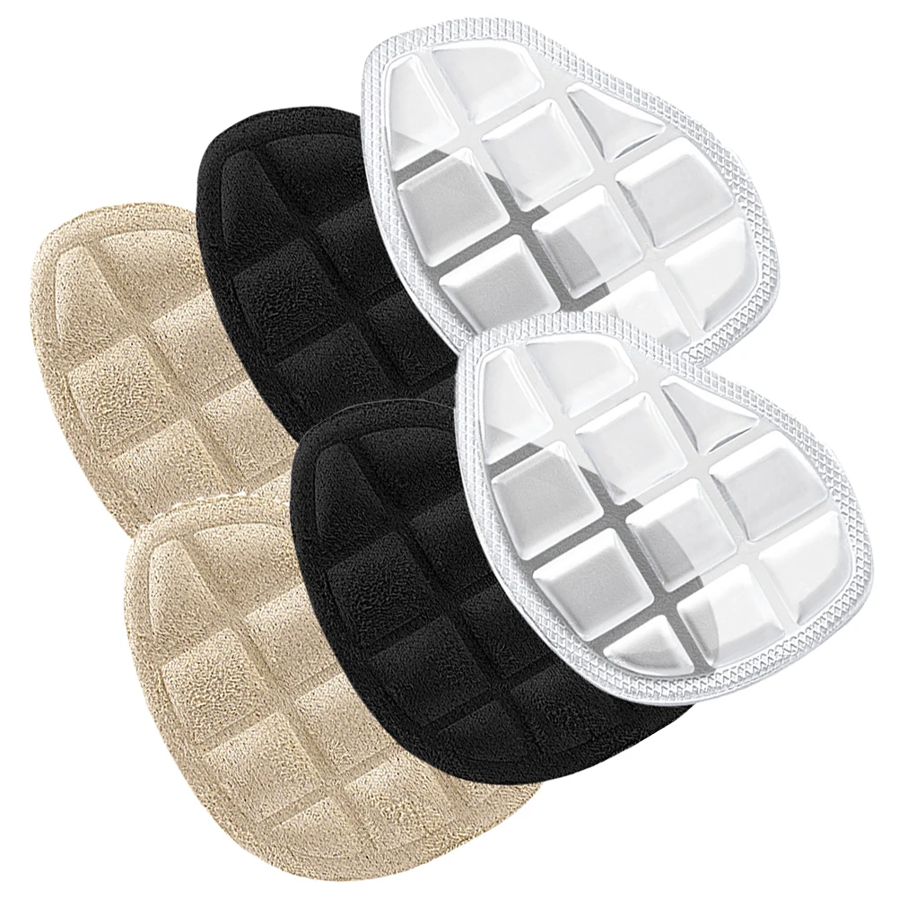 

3 Pairs Forefoot Half Size Pads Cushion High Heels Anti Slip Insoles Inserts Lightweight Impact Resistant Gel Non Skid Shoes