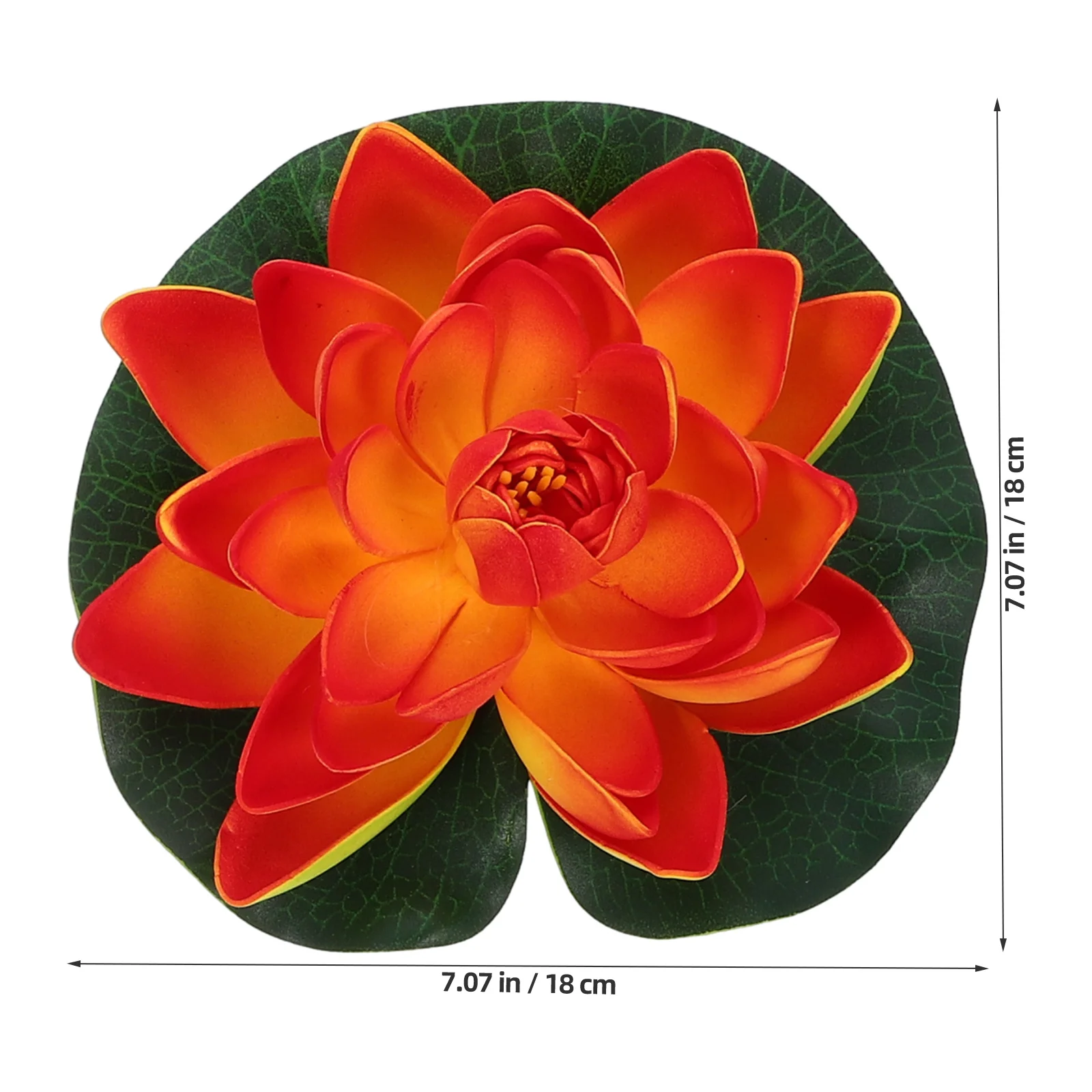 

4Pcs Artificial Lotus Flower Floating Simulation Pond Plants Decor for Fish Tank Garden Patio Landscape Artificial Lotus Flower