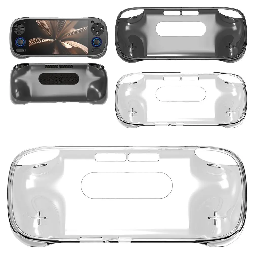 

For Retroid Pocket 5 Handheld Protective Case cover TPU Transparent Anti fall soft shell Non-slip Grip Game Accessories