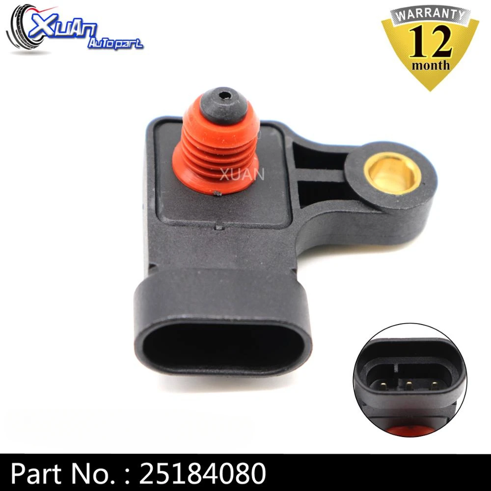 XUAN 25184080 Manifold Absolute Pressure MAP Sensor For CHEVROLET LACETTI NUBIRA REZZO DAEWOO Nubira REZZO 1.4 1.6 1.8 2.0