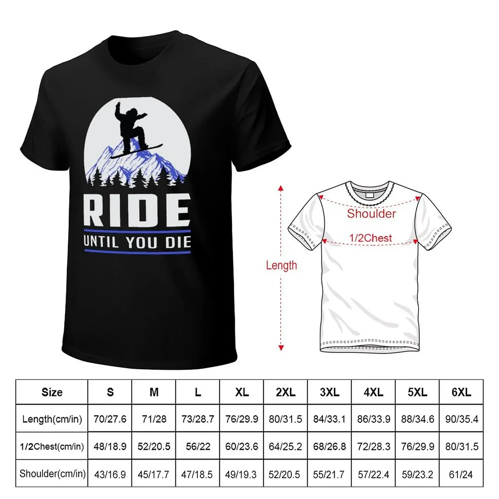 Snowboard Snowboarding Winter  Sports Gift T-shirt Aesthetic clothing summer clothes heavyweight t shirts for men