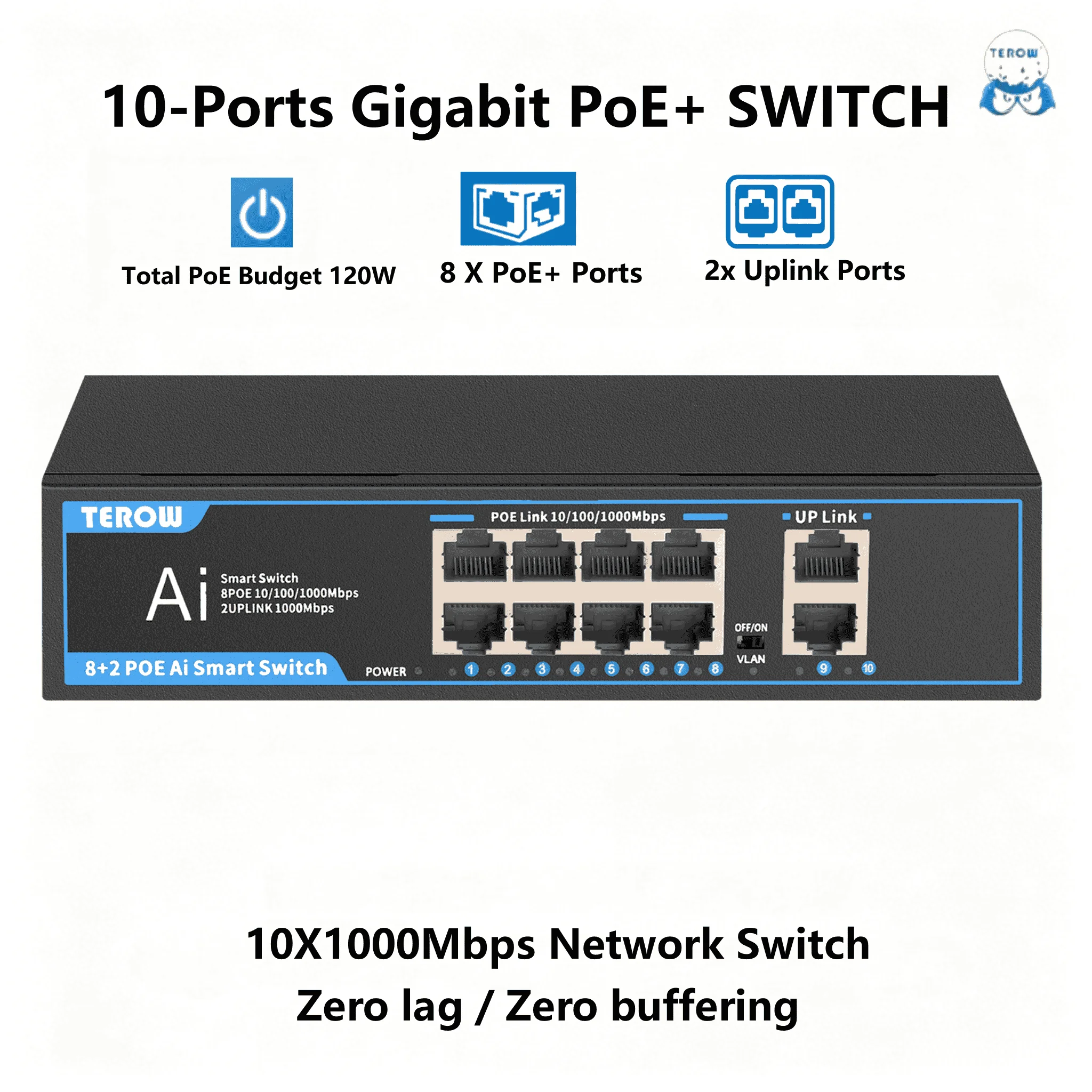 terow-10-port-gigabit-poe-ethernet-switch10-100-1000mbps-8-poe-port-and-2-rj45-uplink-switch-vlan-hub-for-office-and-home