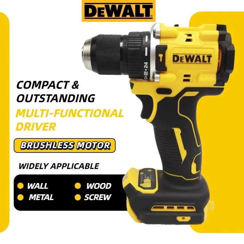

Аккумуляторная ударная дрель-шуруповерт DEWALT DCD805 20В, бесщеточная, многофункциональная, для дома и строительства