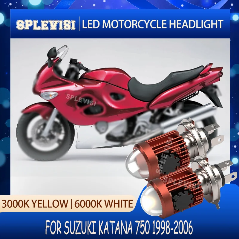 

Motorcycle LED Conversion Kit Plug and Play Built in Lens For Suzuki Katana 750 1998 1999 2000 2001 2002 2003 2004 2005 2006