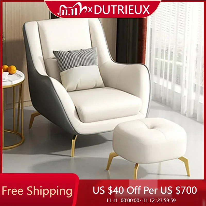 Rocking Lounge Chairs White Design Reading Single Chairs Moderny Living Room Luxury Articulos Para El Hogar Home Decoration