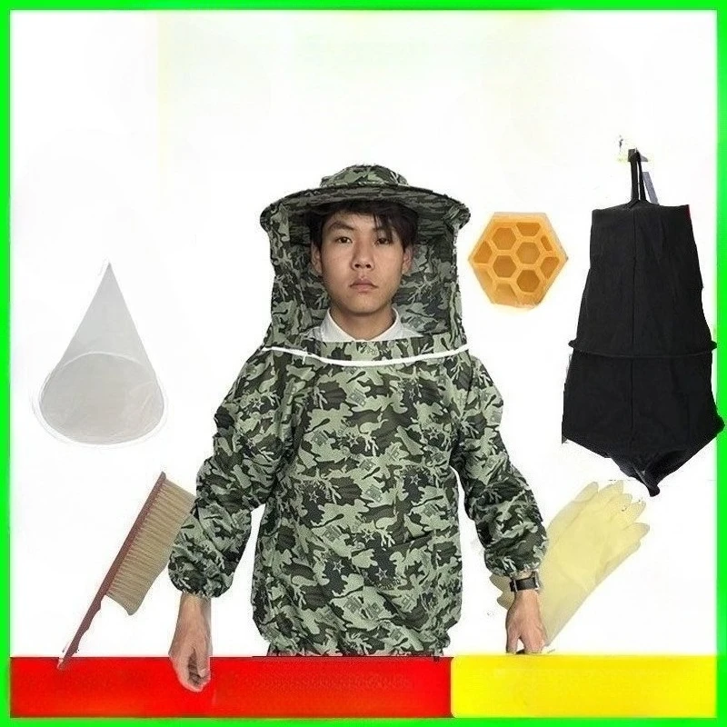 

Beekeeping Suit Full Set Breathable Bee Protection Outfit with Hat Beekeeping Tools