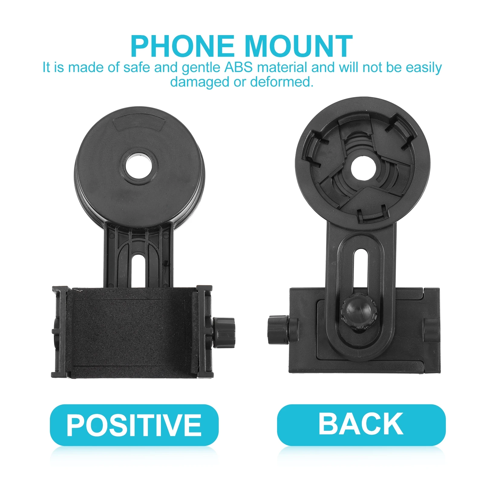 

Telescope Phone Holder 1Pc ABS Material Quick Photography Adapter Clip Small Mount Cell Phone Microscope Camera