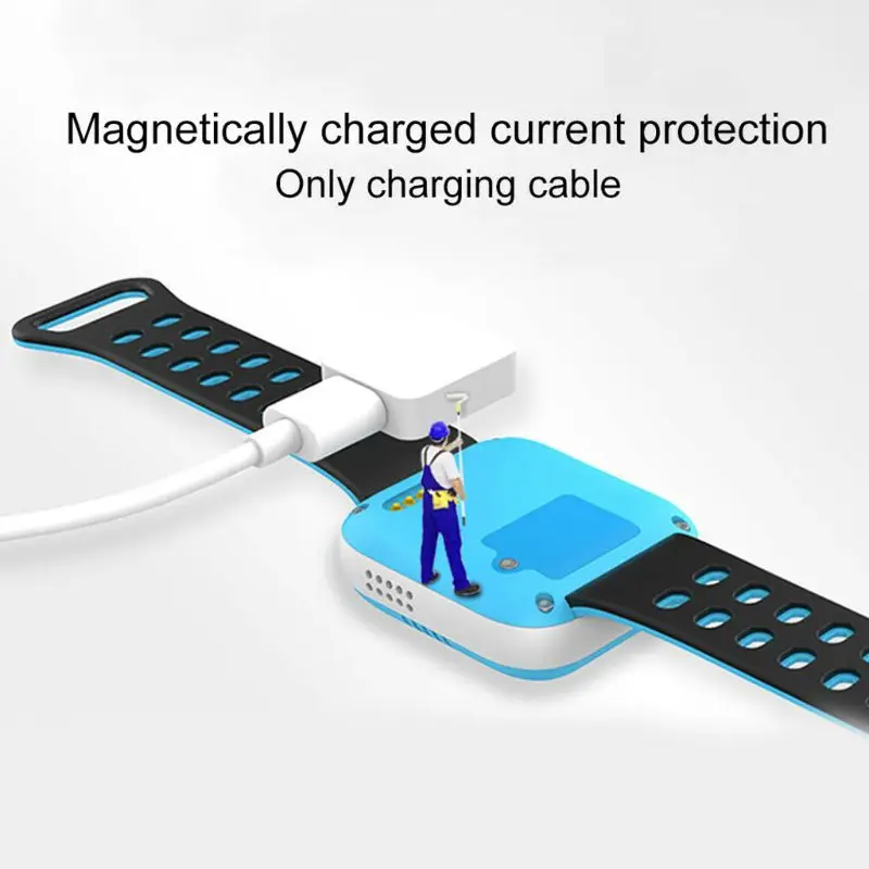 Soporte de cargador de energía para reloj inteligente, Cable de carga magnético USB Universal, Base de soporte, 4 pines, 7,62mm