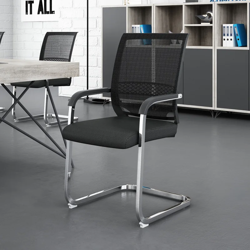 

Современный минималистичный компьютерный стул, скандинавские дышащие сетчатые офисные стулья в форме лука, офисная мебель для конференц-зала для персонала FYOC